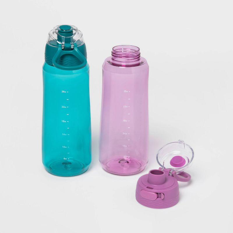 32oz Plastic Water Bottle 2pk - All in Motion™, 3 of 10