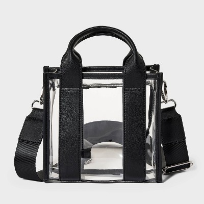 Mini Tote Crossbody Bag - Wild Fable™ Black