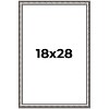 PosterPalooza | Slim Profile Silver Picture Frame - UV Acrylic, Foam Board Backing, Hanging Hardware - 2 of 4