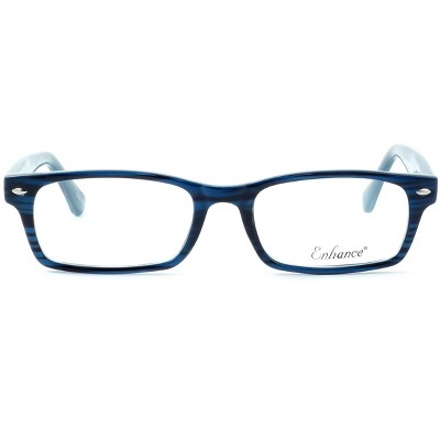 Enhance Optical Authentic Designer Reading Glasses 3903 Azure Blue Power Options