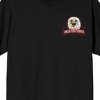 Cobra Kai 3 Eagle Fang Karate Pocket Logo Crew Neck Short Sleeve Men's Black T-shirt - image 2 of 4