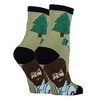 Oooh Yeah Womens Bob Ross Crew Socks (Painting Bob Ross) - 2 of 4