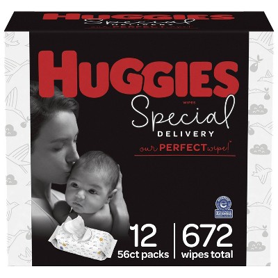 Huggies Special Delivery Hypoallergenic Unscented Baby Wipes - 672ct