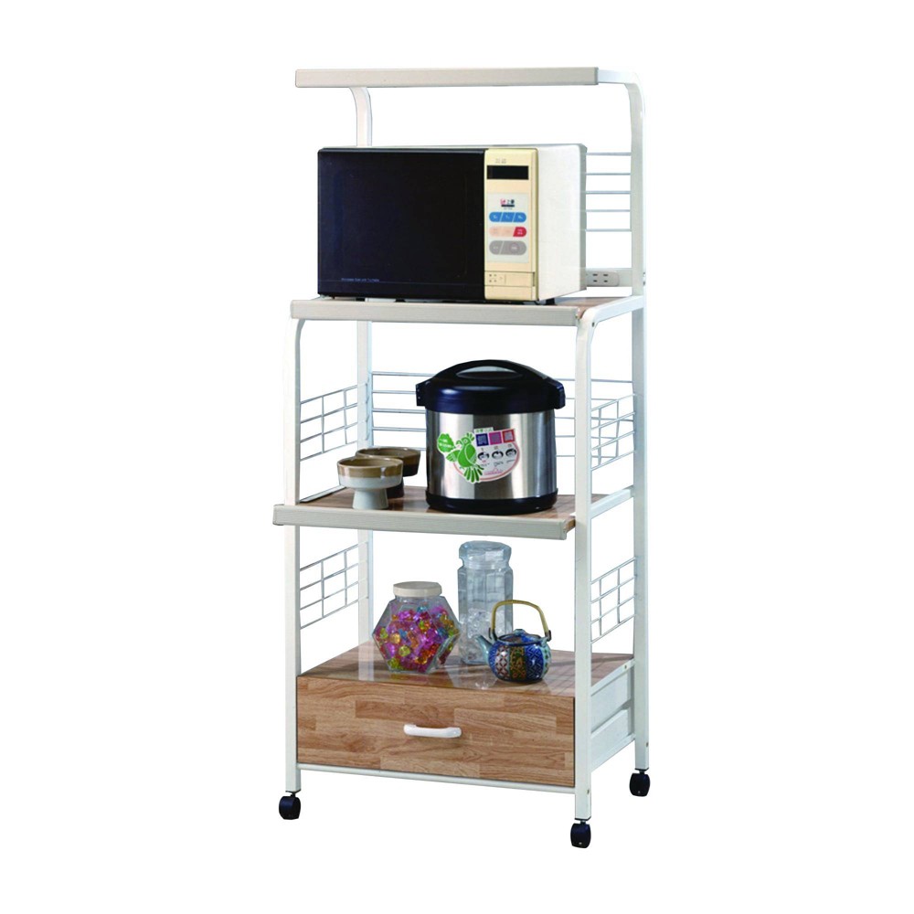 Commodious Kitchen Shelf On Casters  - Benzara