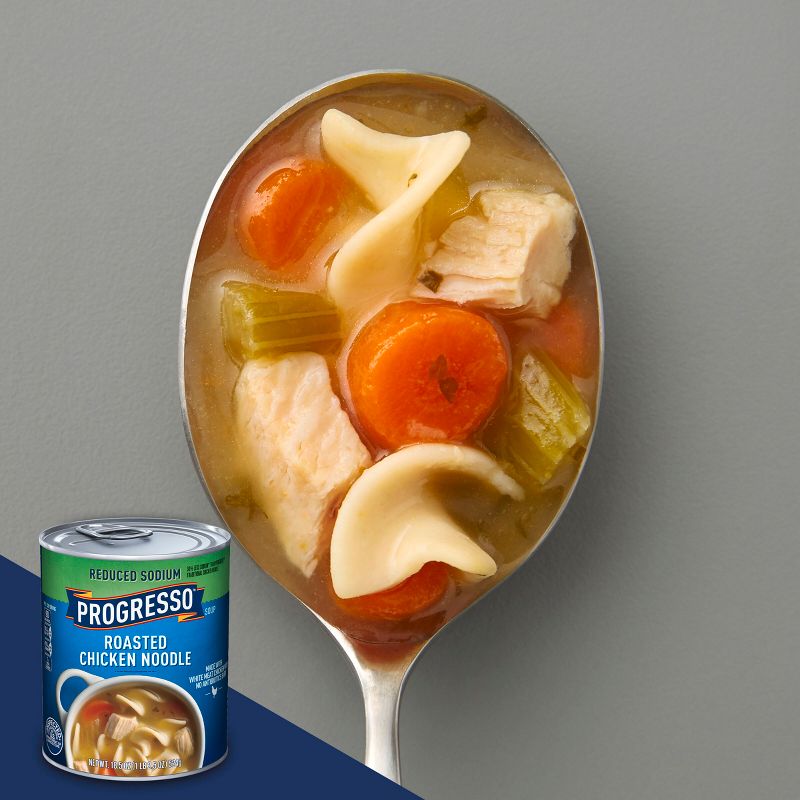 Progresso Reduced Sodium Roasted Chicken Noodle Soup - 18.5oz, 4 of 14