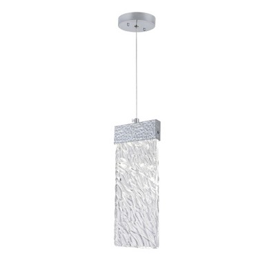 CWI Lighting Carolina LED Pendant With Pewter Finish