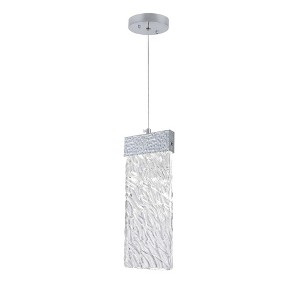 CWI Lighting Carolina LED Pendant With Pewter Finish - 1 of 1