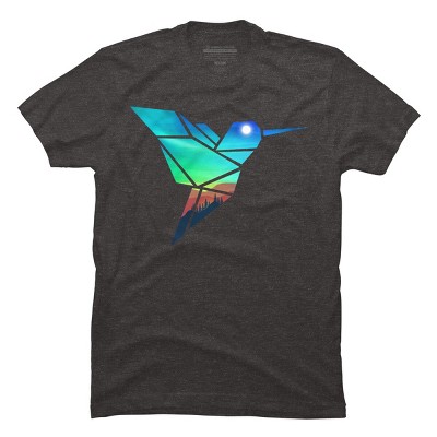 Men's Design By Humans Nature Sparrow By clingcling T-Shirt