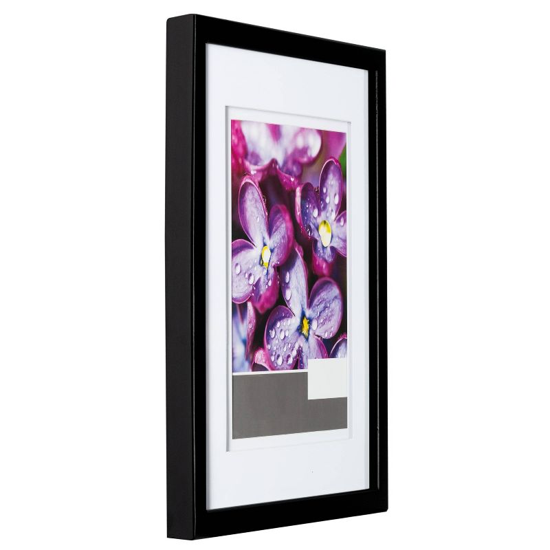 Gallery Solutions 11&#34;x14&#34; Black Wall Frame with Double White Mat 8&#34;x10&#34; Image, 2 of 6