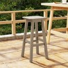WestinTrends Malibu 24" All Weather Hdpe Outdoor Patio Square Backless Counter Stool - 2 of 4