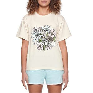 Elevenparis Womens Happy Is The New Rich Graphic T-Shirt - 1 of 1