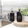Darware Lotion / Sanitizer Pump Bottles 2pc Set; Glass Pump Dispenser Bottles for Hand Care, Pre-Labeled - 4 of 4