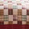 Greenland Home Fashion Oxford Luxurious High Quality Quilt Set Including Pillow Sham Red - 4 of 4