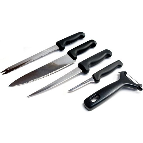 Kitchen + Home - 5 Piece Stainless Steel Starter Kitchen Knife Set : Target