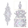 Unique Bargains Sparkling Elegant Crystal Rhinestone Applique for Party Clothing DIY Sewing - 4 of 4