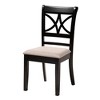 Baxton Studio Noemi Modern Wood 5-Piece Dining Set - 3 of 4