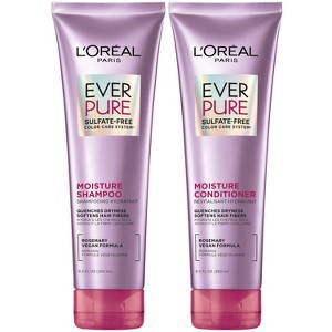 L'Oreal Paris EverPure Moisture Rosemary Oil Shampoo & Conditioner Kit - 17 fl oz - 1 of 4