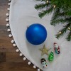 Northlight 6" Shatterproof Matte Christmas Ball Ornament - Lavish Blue - 2 of 3