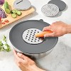 6pc Stainless Steel Non-Slip Mixing Bowl and Grater Set - Figmint™ - 2 of 4
