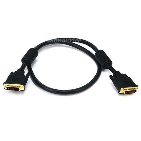 Monoprice 3ft 28awg Cl2 Dual Link Dvi D Cable Black Target