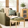 16"x16" Tree Icon Square Toss Pillow Green - Hearth & Hand™ with Magnolia - 2 of 4