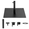 Tangkula 40LBS Outdoor Market Umbrella Base Stand Square Umbrella Holder Black - 4 of 4