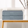 Unique Bargains Absorbent Quick Dry Plush Textured Comfort Bath Towels 2 Packs - 3 of 4