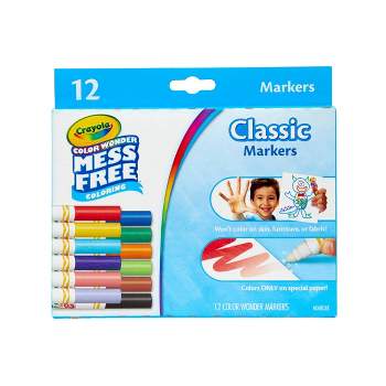 Crayola 12ct Color Wonder Classic Markers
