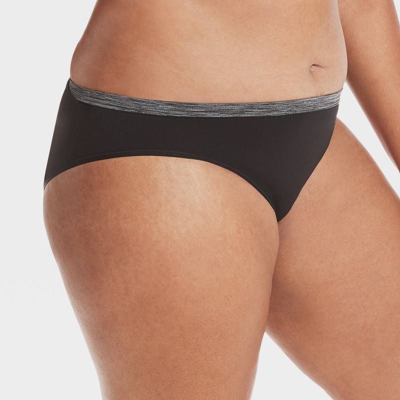 Hanes Women's 6pk Comfort Flex Fit Seamless Bikini Underwear - Colors May Vary, 4 of 5