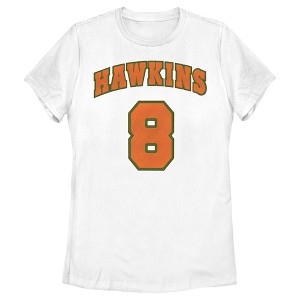 Women's Stranger Things Number Eight T-Shirt - 1 of 4