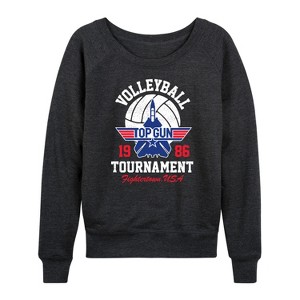 Women's - Top Gun - Volleyball Tournament Lightweight French Terry Slouchy - 1 of 4