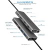 TOTU USB C Hub, 13-in-1 Type C Hub with Ethernet, 4K USB C to 2 HDMI, VGA, Mic/Audio Docking Station for MacBook Pro Air XPS and Other USB-C Laptops - 4 of 4
