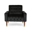 Bourchier Modern Glam Velvet Armchair - Christopher Knight Home - 2 of 4