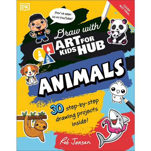 Draw With Art For Kids Hub Cute And Funny Foods - By Art For Kids Hub & Rob  Jensen (paperback) : Target