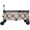 VYNXARIA Heavy-Duty Foldable Utility Wagon£¬480lbs Capacity,Gray - 3 of 4