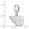 Black Bow Jewelry Sterling Silver Dayton Flyers NCAA Bead Charm - 3 of 4