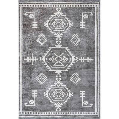 nuLOOM Kyleigh SpinClean Machine Washable Stain-Resistant Area Rug