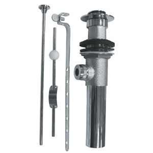 Jones Stephens  1-1/4 In. Chrome-Plated Brass Pop-Up Assembly P35-001 - 1 of 2