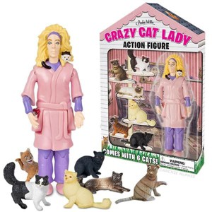 Accoutrements Crazy Cat Lady 6" Vinyl Action Figure - 1 of 2