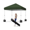 Pop Up Canopy Tent Outdoor Canopy with No Removable Sidewall One-Person Set Up Heavy Duty Commercial Instant Tent Shelter - 4 of 4