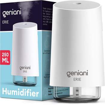 Geniani Top Fill Humidifier with Essential Oil Diffuser (White 250 ml)