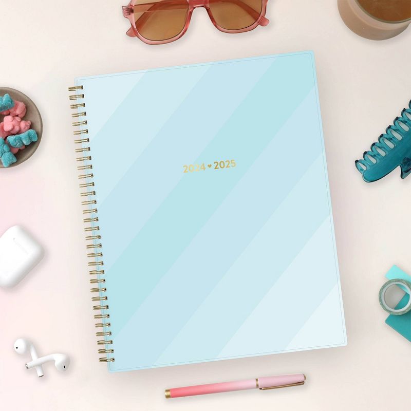 Color Me Courtney for Blue Sky 2024-25 Weekly/Monthly Planner 11&#34;x8.5&#34; Stepped Blue, 3 of 14