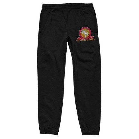 Polar Express Hot Chocolate Chef Men's Black Jogger Pants-small : Target