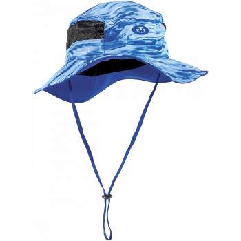 Flying Fisherman Blue Water Camo Logo Trucker Hat - Blue : Target