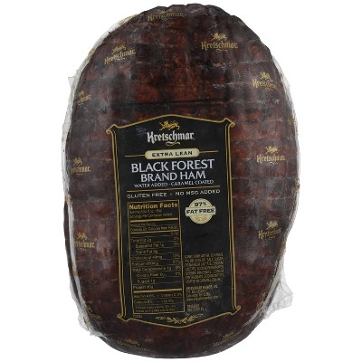 Kretschmar Extra Lean Black Forest Brand Ham - Deli Fresh Sliced - price per lb