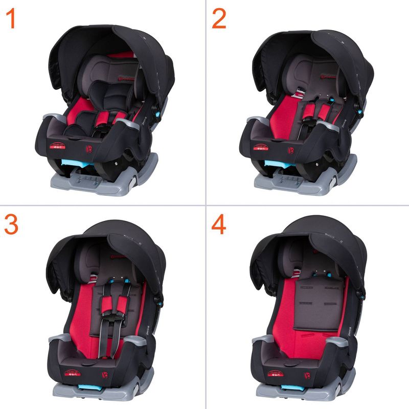 Baby Trend Cover Me 4-in-1 Convertible Car Seat, 3 of 17