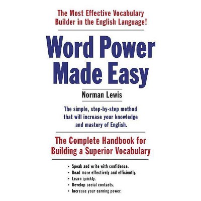 Word Power Made Easy - by  Norman Lewis (Paperback)