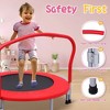 SUGIFT 36in Kids Trampoline with Handle, Indoor Mini Rebounder Trampoline, Safe, Durable, 150 lbs Weight Capacity – Perfect Gift for Kids - 2 of 4