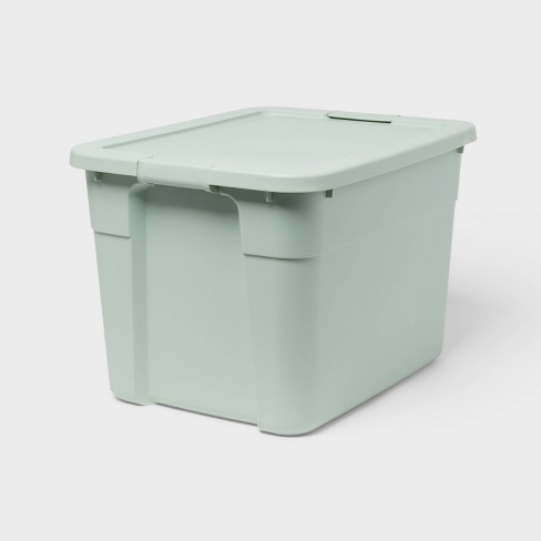 20gal Latching Storage Tote Light Green - Brightroom™ : Target