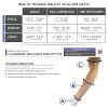 Truform Lymphedema Compression Arm Sleeve, 20-30 mmHg Post Mastectomy Support, Dot Top Grip Band - 3 of 4